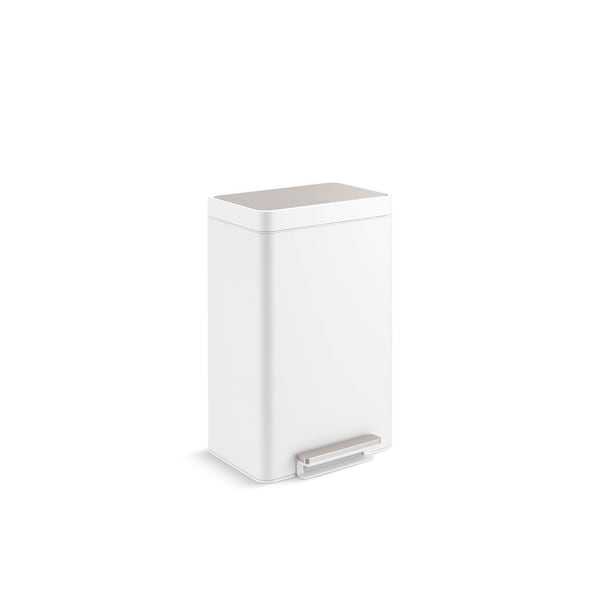 Kohler 13-Gallon Stainless Steel Step Can - 20940-STW