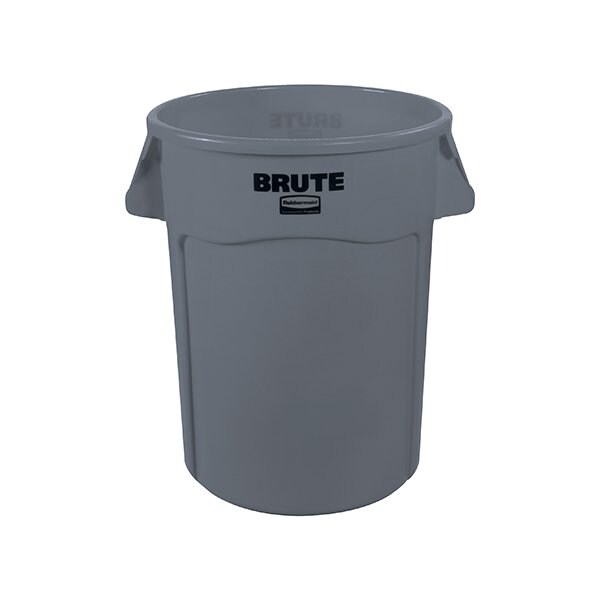 Rubbermaid Rubbermaid Brute Trash Can - 44 Gallon, Gray - BUY00029883