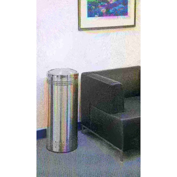 Commercial Zone Products Imprinted Waste Container, SS, 15 gal. - 780729