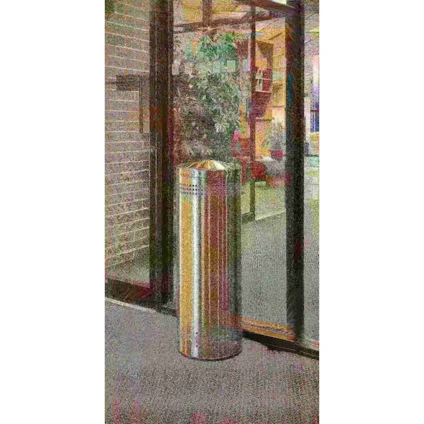 Commercial Zone Products Imprinted Waste Container, SS, 15 gal. - 780729
