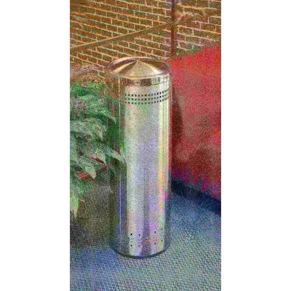 Commercial Zone Products Imprinted Waste Container, SS, 15 gal. - 780729