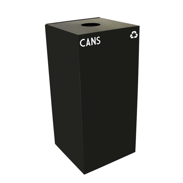 Witt Industries 32 gal Square Charcoal, Metal - 32GC01-CB