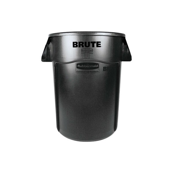 Rubbermaid Commercial 44 qt Trash Can, Black - RUB344CBL