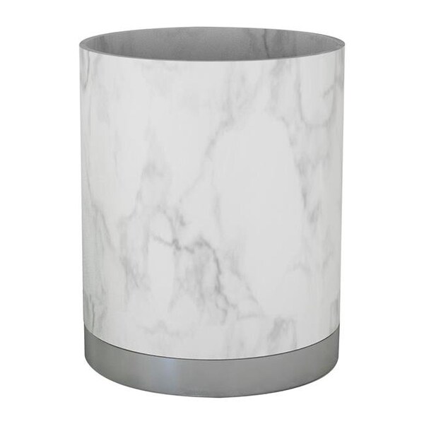 Nusteel Nusteel MST8SH Misty Silver Collection Wastebasket or Dustbin - MST8SH