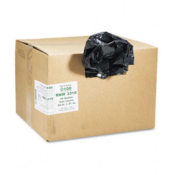 Webster ReClaim Can Liners  16 gallon  .65mil  24 x 31  Black, 500PK - WE33188
