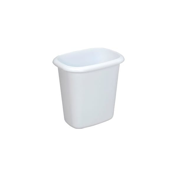 Rubbermaid Rubbermaid Vanity Wastebasket 2953 6 Quart, White - FG295300WHT