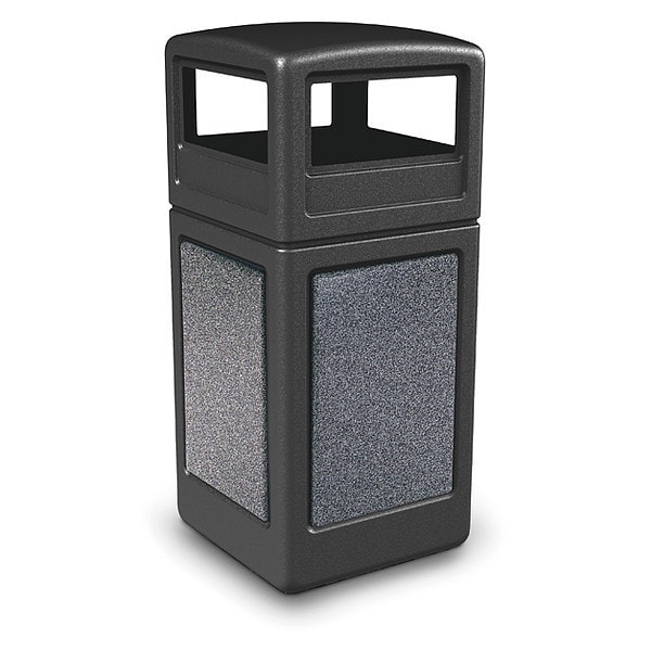 Commercial Zone Products 42 Gal Trash Can, Black Pepperstone - 72041399