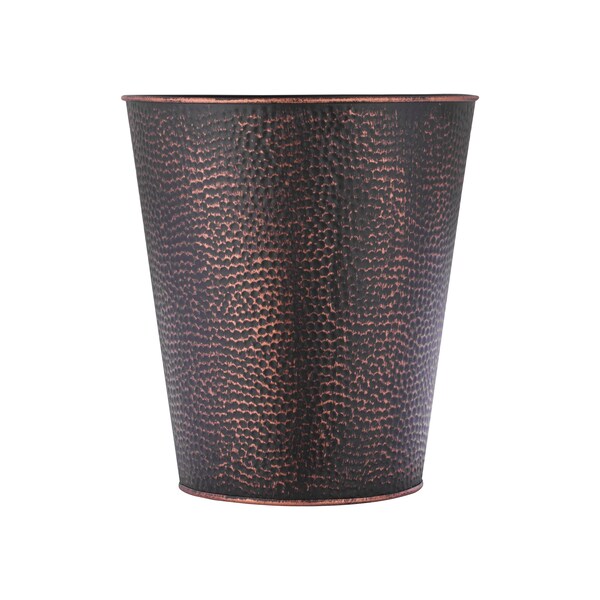 Blue Donuts Wastebasket for Bedroom, Bathroom, 6 Liters, Bronze, Stainless Steel - BD3475742