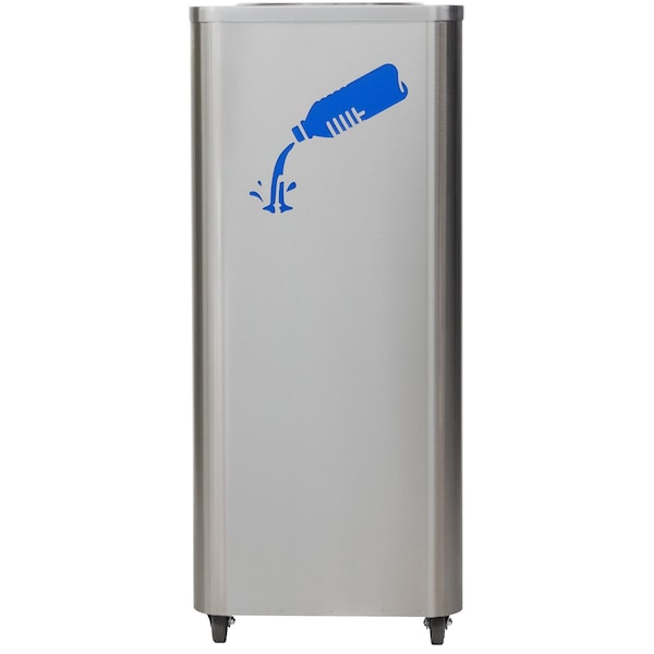 Ex-Cell Kaiser 10-Gal. Liquids Disposal Unit - Stainless Steel - LD-10 SS