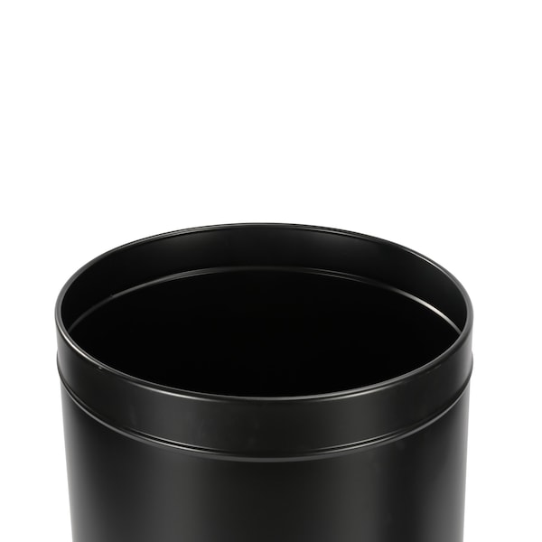 Alpine Industries 54 Gallon 2-Stream Stainless Steel Trash Can Black - ALP475-27-BLK