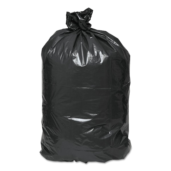 Earthsense Commercial 60 gal Trash Bags, 38 in x 58 in, Super Extra Heavy-Duty, 2 mil, Black, 100 PK - RNW5820