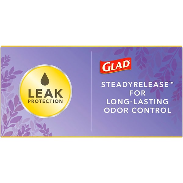 Glad 13 gal Trash Bags, 24 in x 27 in, 0.72 mil, White - 78902