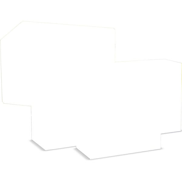 Glad 13 gal Trash Bags, 24 in x 27 in, 0.72 mil, White - 78902