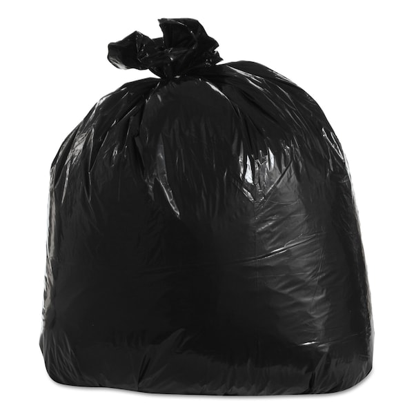 Trinity Plastics 33 gal Trash Bags, 33 in x 39 in, Heavy-Duty, 1.25 mil, Black, 100 PK - 100428