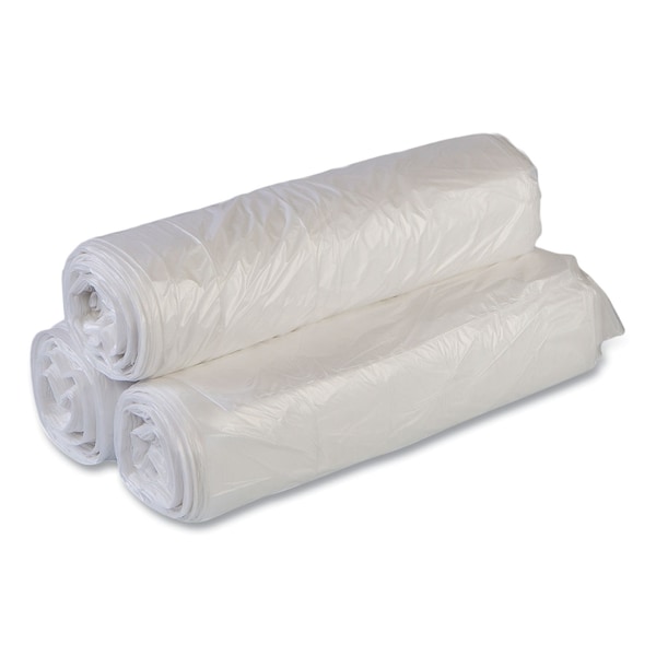 Inteplast Group 55 gal Trash Bags, 36 in x 58 in, Heavy-Duty, 13 microns, Clear, 200 PK - VALH3660N12