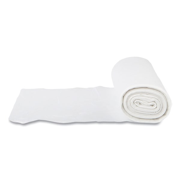 Inteplast Group 60 gal Trash Bags, 38 in x 60 in, Heavy-Duty, 14 microns, Clear, 200 PK - S386014N