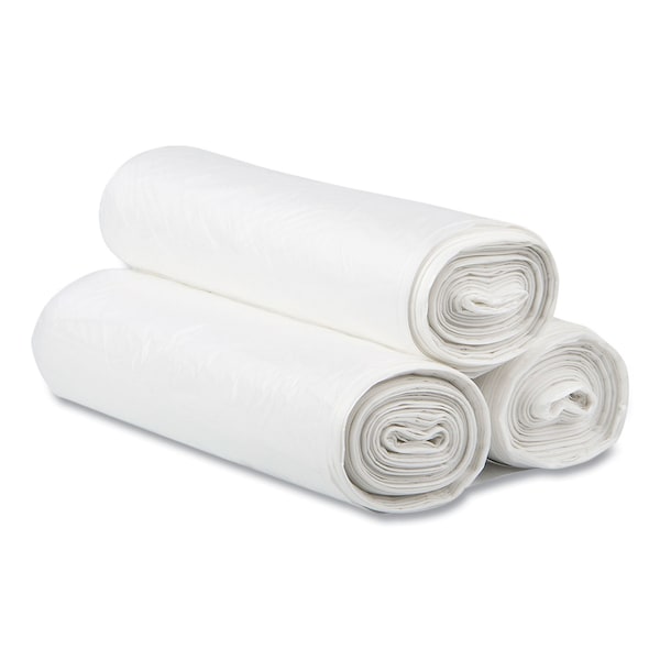 Inteplast Group 60 gal Trash Bags, 38 in x 60 in, Heavy-Duty, 14 microns, Clear, 200 PK - S386014N
