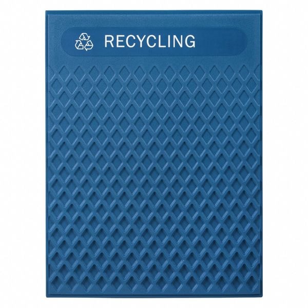 Rubbermaid Commercial Panels, Fits 35 gal/41 gal, Blue, PK4 - 2182677