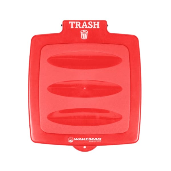 Leisure Sports Portable Trash Bag Holder Collapsible for Garbage, Indoor/Outdoor Use for Camping Recycling (Red) - 196711TKF