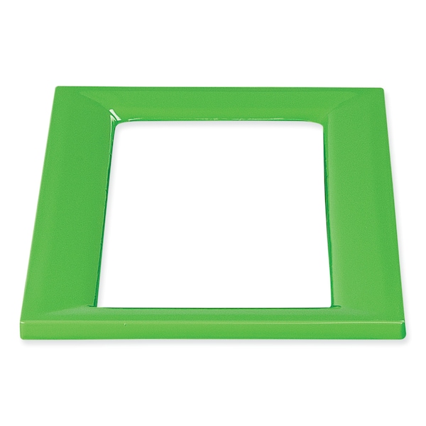 Safco Mixx Recycling Center Lid, 9.87w x 19.87d x 0.82h, Green - 9450GN