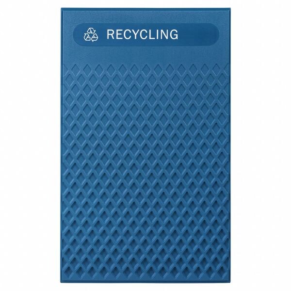 Rubbermaid Commercial Panels, Fits 50 gal/51 gal, Blue, PK4 - 2182674