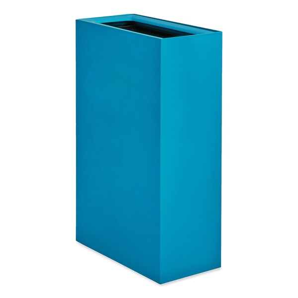 Safco Mixx Recycling Center Lid, 9.87w x 19.87d x 0.62h, Blue - 9450BU