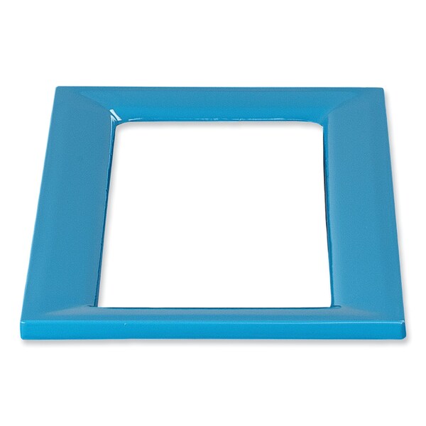Safco Mixx Recycling Center Lid, 9.87w x 19.87d x 0.62h, Blue - 9450BU