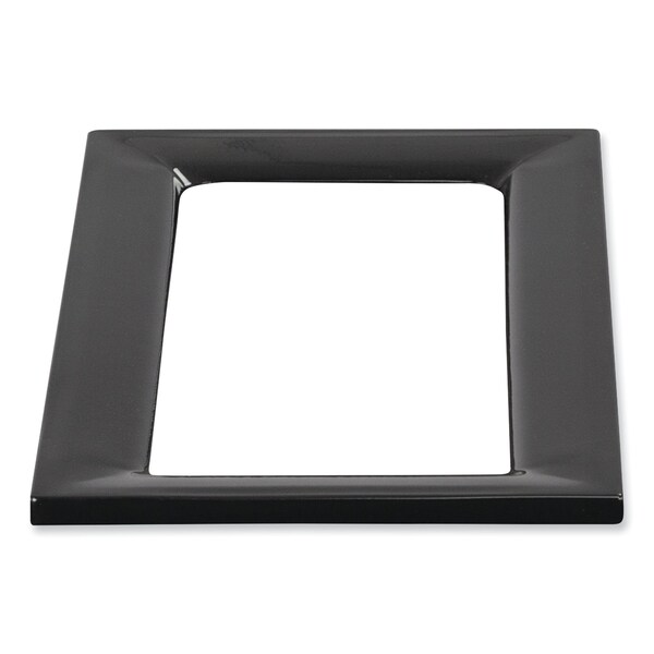 Safco Mixx Recycling Center Lid, 9.87w x 19.87d x 0.62h, Black - 9450BL