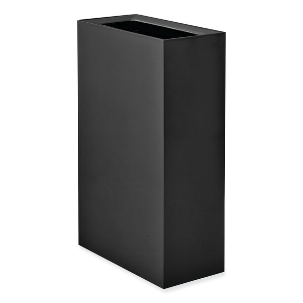 Safco Mixx Recycling Center Lid, 9.87w x 19.87d x 0.62h, Black - 9450BL