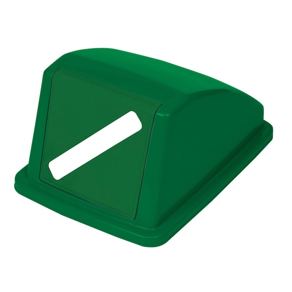 Global Industrial Recycling Paper Lid Only, 13W x 18D x 9H, Green - 260593GN