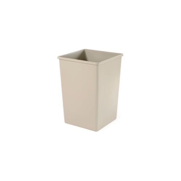 Rubbermaid Commercial Rubbermaid Plastic Rigid Trash Can Liner For Rubbermaid Plaza Receptacle, Beige - FG395800BEIG*