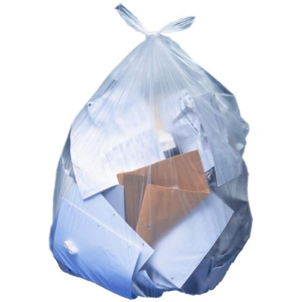 Defenseguard 24 x 32 in. Linear Low-Density 0.7 mm Polyethylene Trash Can Liner - Clear - DE2659837