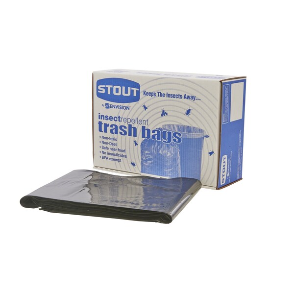 Stout By Envision 30 gal Trash Bags, Black, 90 PK - P3340K20