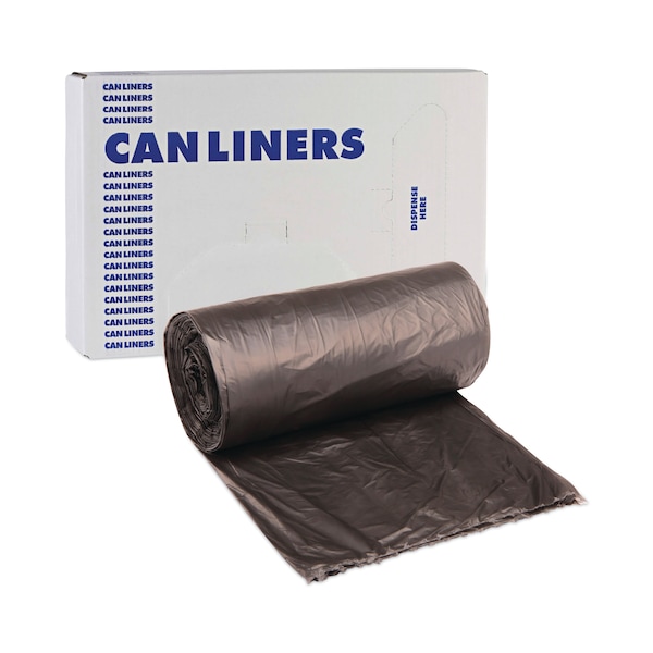 Boardwalk 40 gal - 45 gal Trash Bags, 40 in x 46 in, 19 microns, Black, 150 PK - BWK 404622BLK