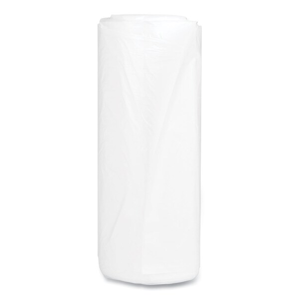 Inteplast Group 60 gal Trash Bags, 38 in x 60 in, Heavy-Duty, 17 microns, Clear, 200 PK - S386017N