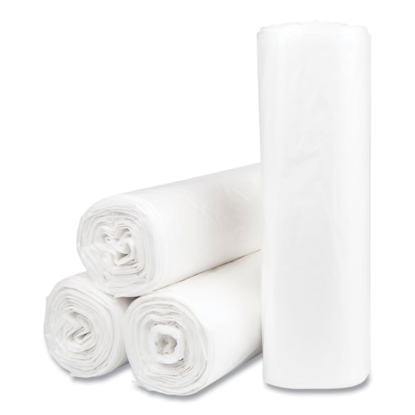 Inteplast Group 30 gal Trash Bags, 30 in x 36 in, 9 microns, Natural, 500 PK - VALH3037N10