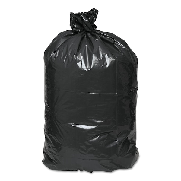 Earthsense Commercial 33 gal Trash Bags, 33 in x 39 in, Extra Heavy-Duty, 1.65 mil, Black, 100 PK - RNW4060