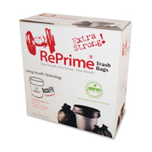 Heritage Bag Heritage Bag Company HERH8053TCRC1 Can Liner- Accufit- 55 Gal.- .9mil- Clear - HERH8053TCRC1