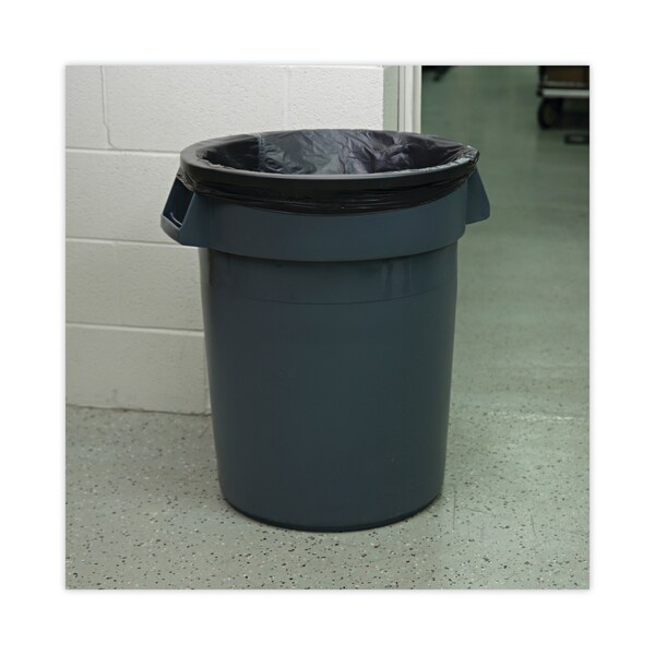 Boardwalk 30 gal Trash Bags, 30 in x 36 in, 0.65 mil, Black, 200 PK - H6036HBK