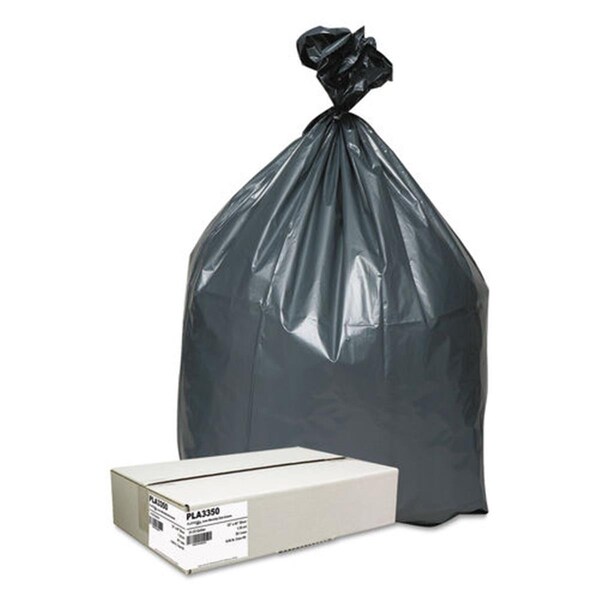 House WBI 33 x 40 in. 33 gal 1.35 mil Can Liners, Gray, 50PK - HO3748051