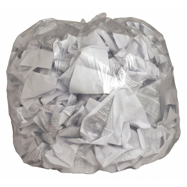 Genuine Joe 45 Gal. Clear Trash Can Liners, 250PK - GJO01015