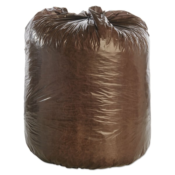 Stout 30 gal Trash Bags, 30 in x 36 in, Heavy-Duty, 0.8 mil, Brown - G3036B80