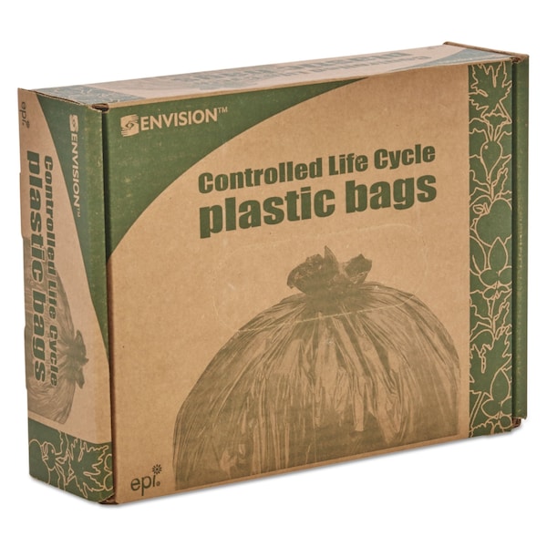 Stout 30 gal Trash Bags, 30 in x 36 in, Heavy-Duty, 0.8 mil, Brown - G3036B80