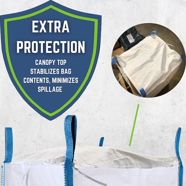Durasack 2200 lbs. dry material Construction Trash Bags, White, 3 PK - BB-40UFFR-3PK
