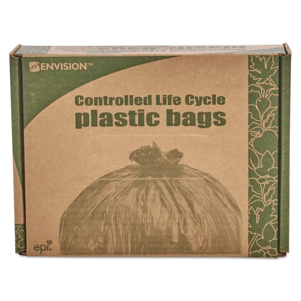 Stout 39 gal Trash Bags, 33 in x 44 in, Extra Heavy-Duty, 1.1 mil, Brown - G3344B11