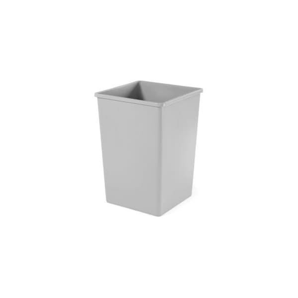 Rubbermaid Commercial Rubbermaid Plastic Rigid Trash Can Liner For Rubbermaid Plaza Receptacle, Gray - FG395800GRAY*