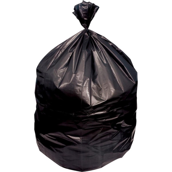 Protectionpro 40 x 46 in. 45 gal 2 mil Black Linear Low-Density Bags, Black - Case of 100 - PR1878540