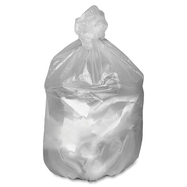 Webster 56 gal Trash Bags, XL, 0.63 mil (16 Micron), Natural, 200 PK - WBIHD434816N