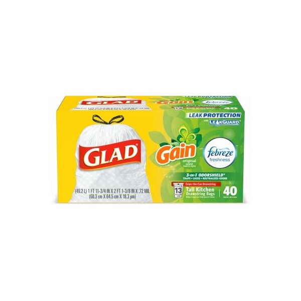 Clorox 40CT 13GAL Kitch Bag - 78685