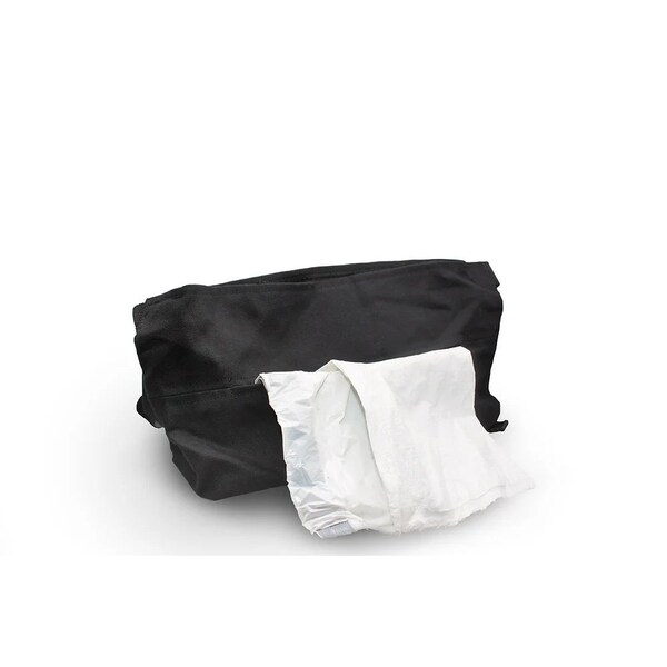 T-Bags Waist 1pocket Black TrashBag Dispenser, 25PK - 3001-25
